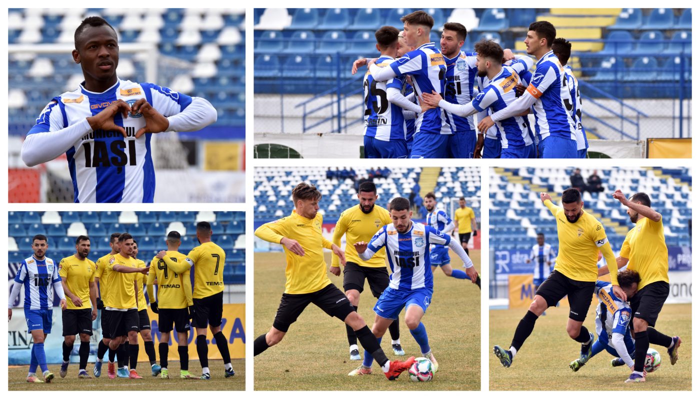Start ratat! Poli Iași s-a împiedicat pe teren propriu de FC Brașov, în primul meci oficial al anului. Oaspeții au ratat marile ocazii ale partidei