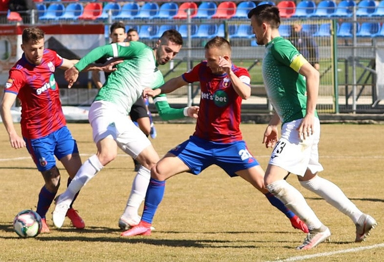VIDEO | A dominat, dar a pierdut ultimul amical al iernii. Steaua a cedat în fața Concordiei Chiajna, în urma unui gol senzațional