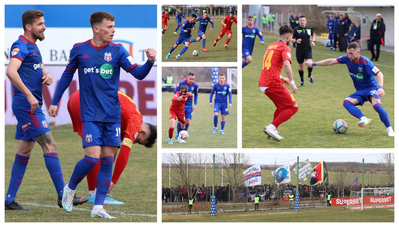 Steaua a executat Unirea Constanța, satelitul neoficial al FCSB! Daniel Oprița era ”puțin supărat” la pauză: ”Aveam vechea noastră problemă.” Cum vrea antrenorul să scape de presiunea play-off-ului