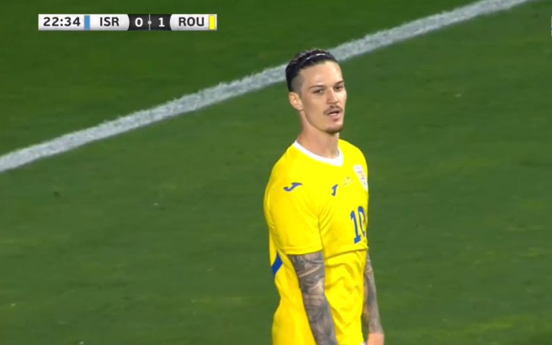 Dennis Man rămâne modest după ce a reușit un gol și un assist la echipa națională, cu numărul 10 pe tricou: „Pentru mine e mai importantă emblema!”