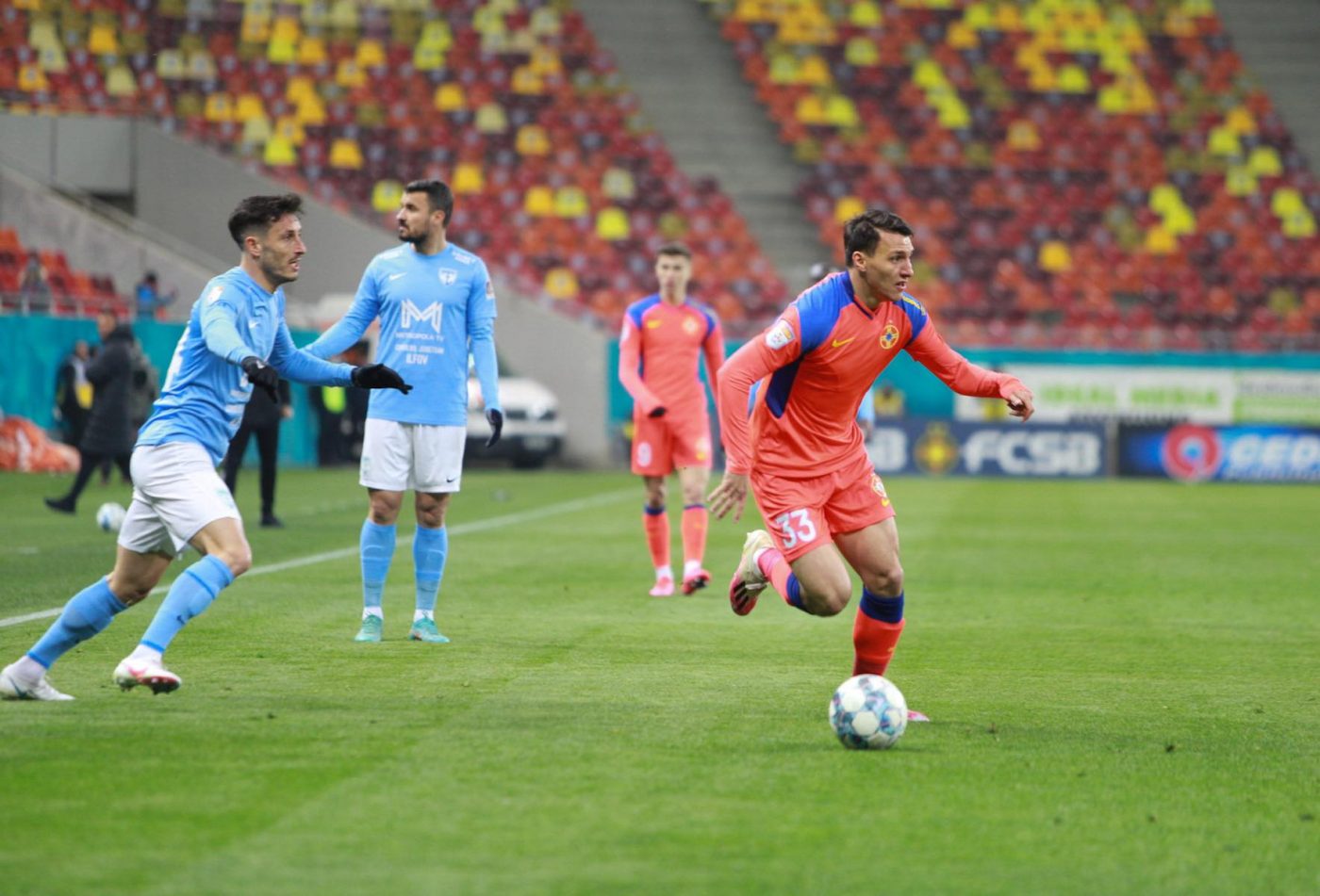 FCSB – FC Voluntari 0-0, Live Video Online, în etapa cu numărul 30 a Ligii 1. Andrei Vlad și Claudiu Keșeru, nici pe banca de rezerve! A început meciul
