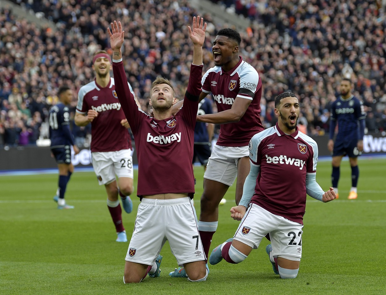 Andriy Yarmolenko, în lacrimi după ce a marcat pentru West Ham! Starul naționalei Ucrainei a impresionat un întreg stadion. Cum au reacționat fanii și colegii atacantului