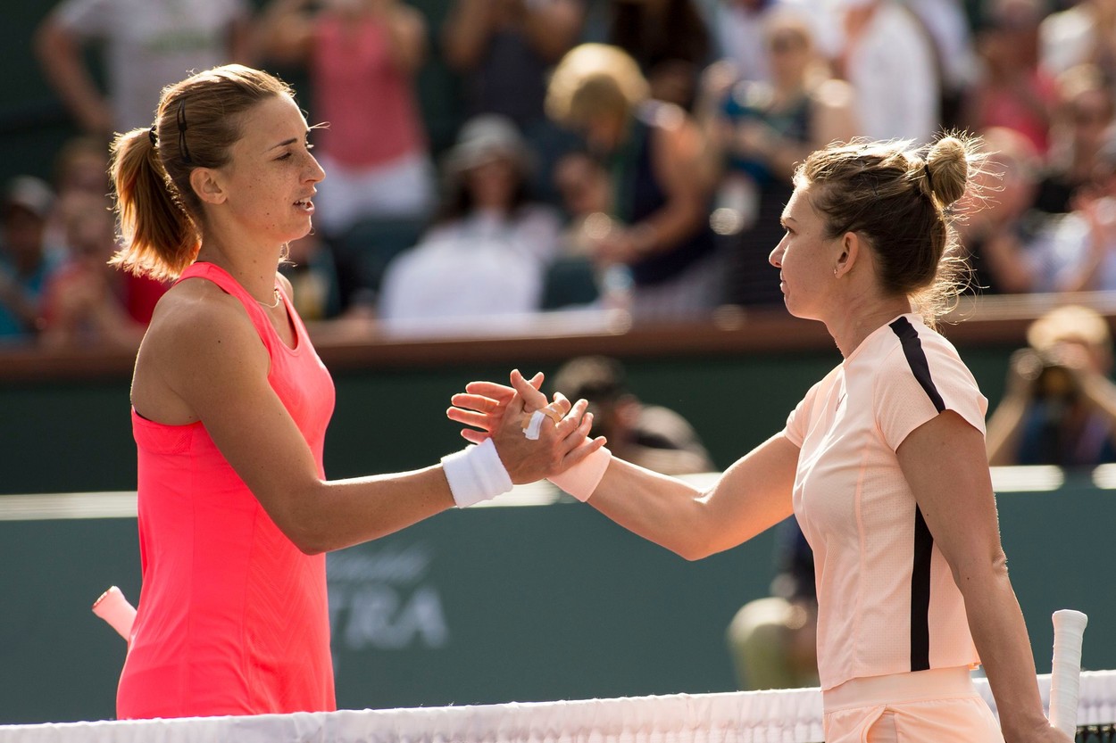 Cine transmite la TV meciul Simona Halep – Petra Martic, din sferturile de la Indian Wells