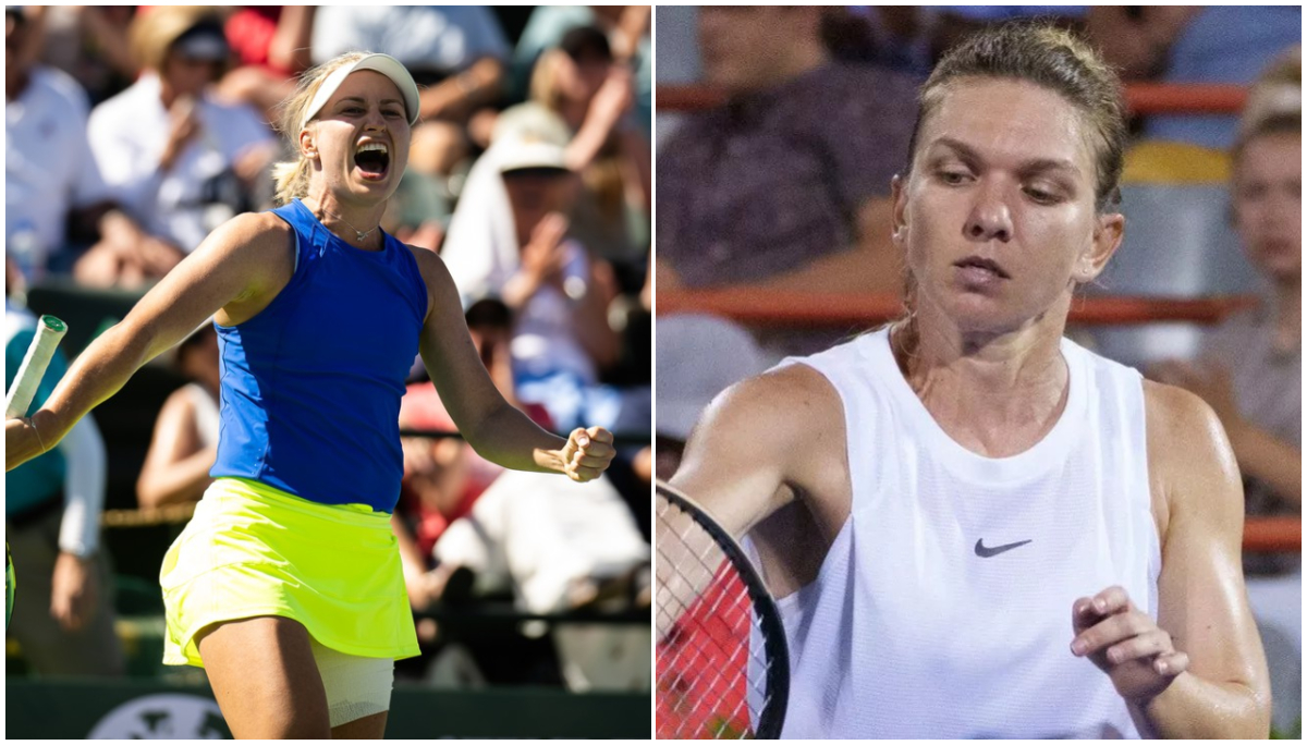 Gafă sau intenție? Daria Saville i-a pronunțat greșit numele Simonei Halep înaintea meciului de la Miami! Cum a putut să o numească pe româncă