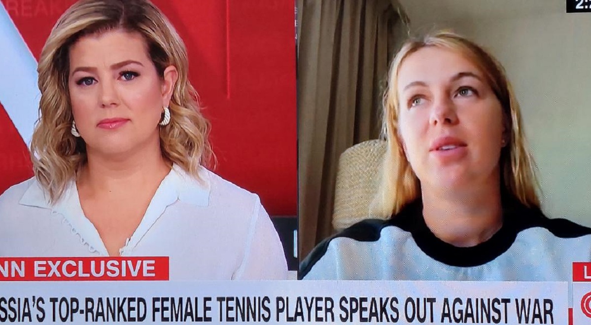 Sfidarea supremă la adresa lui Vladimir Putin! Cea mai bună jucătoare de tenis a Rusiei a intrat în direct la CNN și a îndemnat la revoltă: „Ieșiți cât mai mulți!”