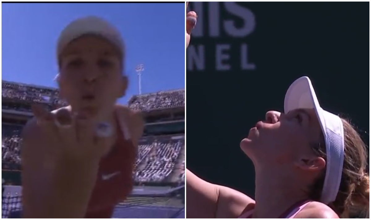 Simona Halep, gesturi care nu mai au nevoie de explicații chiar în fața Soranei Cîrstea după victoria de la Indian Wells! Ce a declarat Simo la finalul partidei | VIDEO