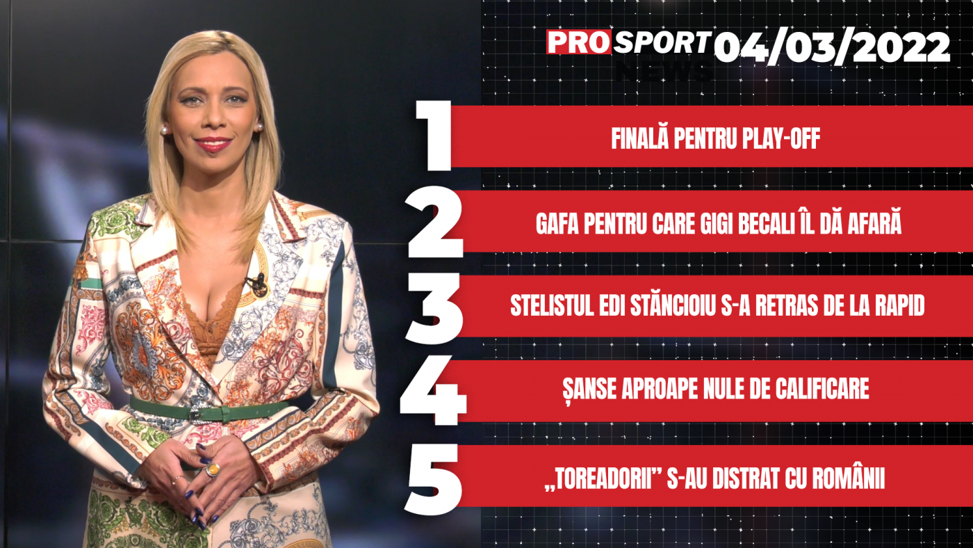 ProSport NEWS | Stelistul Edi Stăncioiu s-a retras de la Rapid! Cele mai importante știri ale zilei | VIDEO