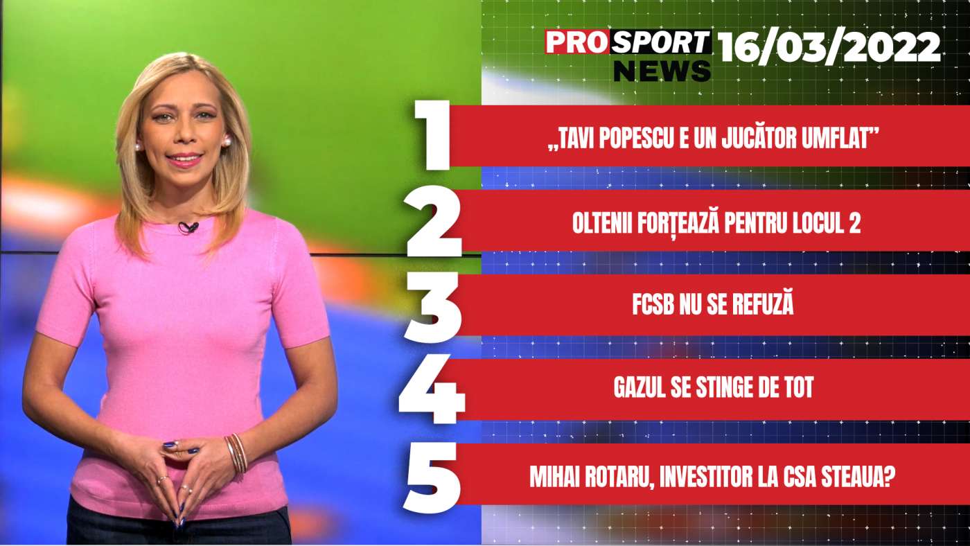 ProSport News | Oltenii forțează pentru locul 2. Cele mai importante știri ale zilei | VIDEO