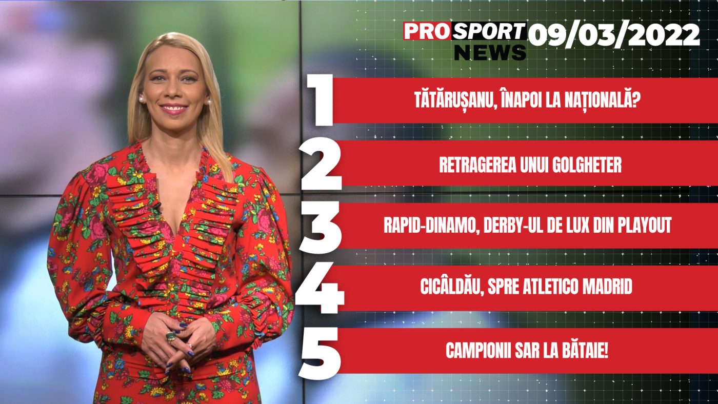 ProSport News | Jucătorii lui CFR Cluj, bătaie la antrenament + Tătărușanu, înapoi la națională? Cele mai importante știri ale zilei | VIDEO