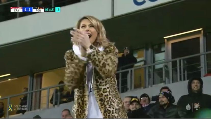Andreea Hanca e foarte iubită de suporterii Cracoviei
