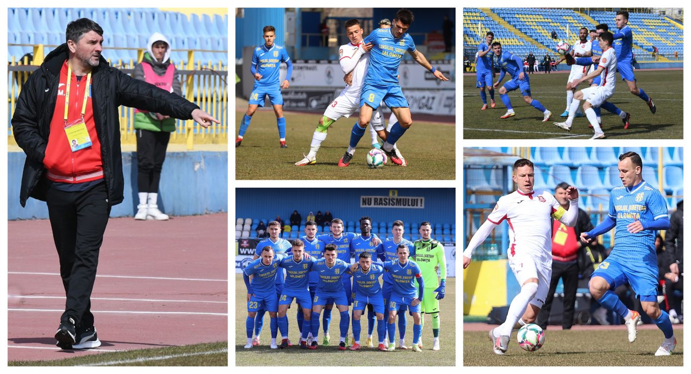 Adrian Mihalcea spune mersi că Slobozia a pierdut doar cu două goluri meciul cu FC Hermannstadt: ”Nu am avut o atitudine demnă de nivelul competiției. Poate am și dormit un pic”