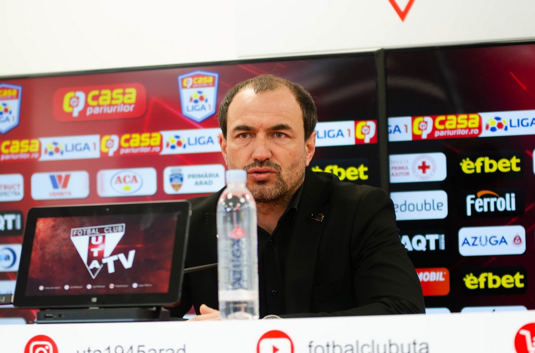 Cum atacă UTA play-out-ul! Ionuț Badea explică ce trebuie să facă jucătorii săi până la sfârșitul campionatului: „Nu ne putem propune altceva”