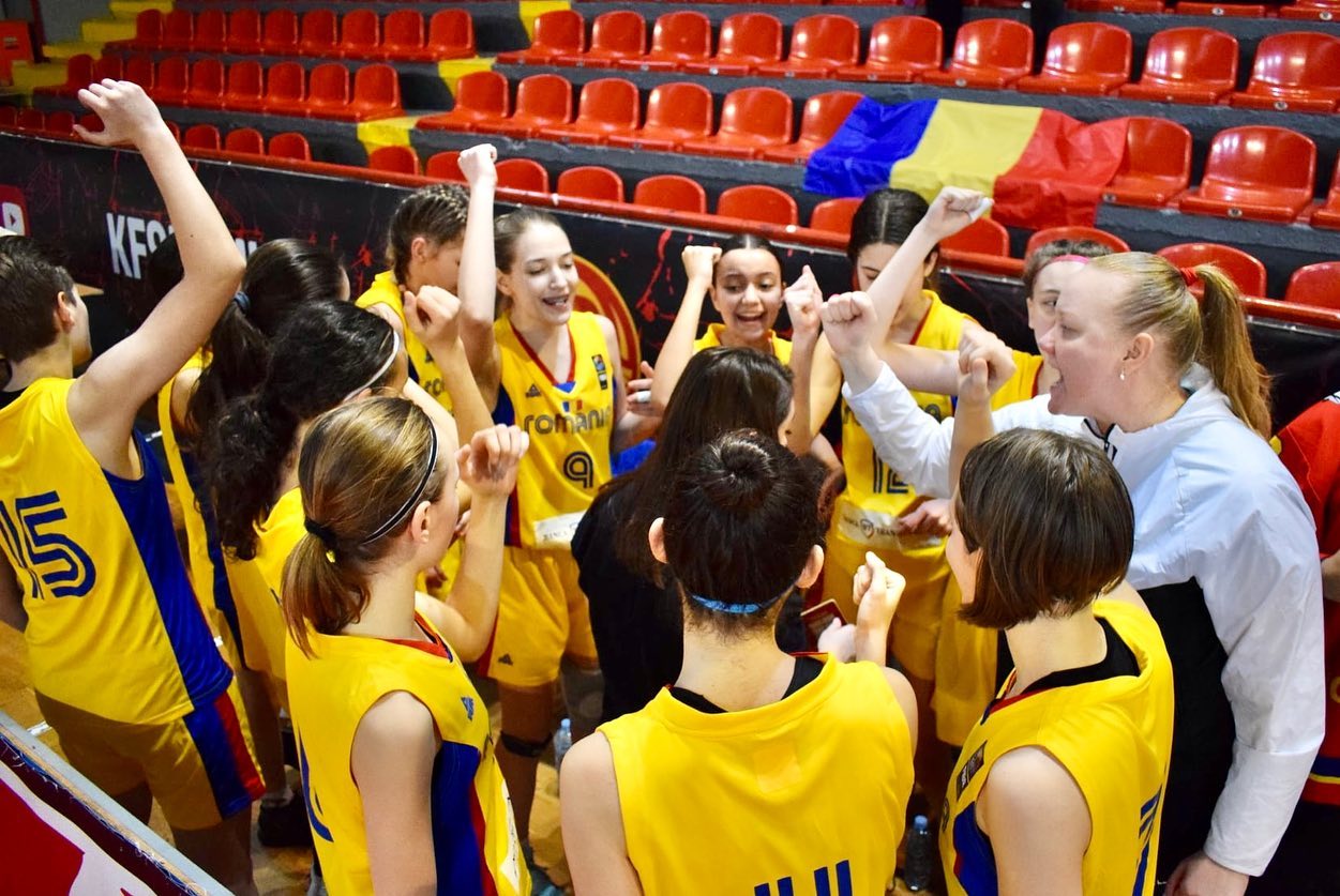 8 meciuri jucate de naționalele de baschet ale României Under 14! Care au fost rezultatele obținute în Macedonia de Nord