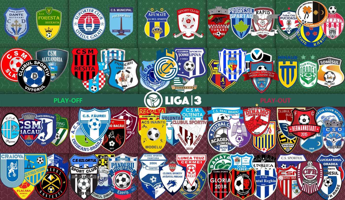 ANALIZĂ | Ultimele nouă echipe care merg în play-off-ul Ligii 3 se stabilesc în ultima etapă, în weekend! De participarea în play-out sunt sigure 51 de cluburi din totalul de 60