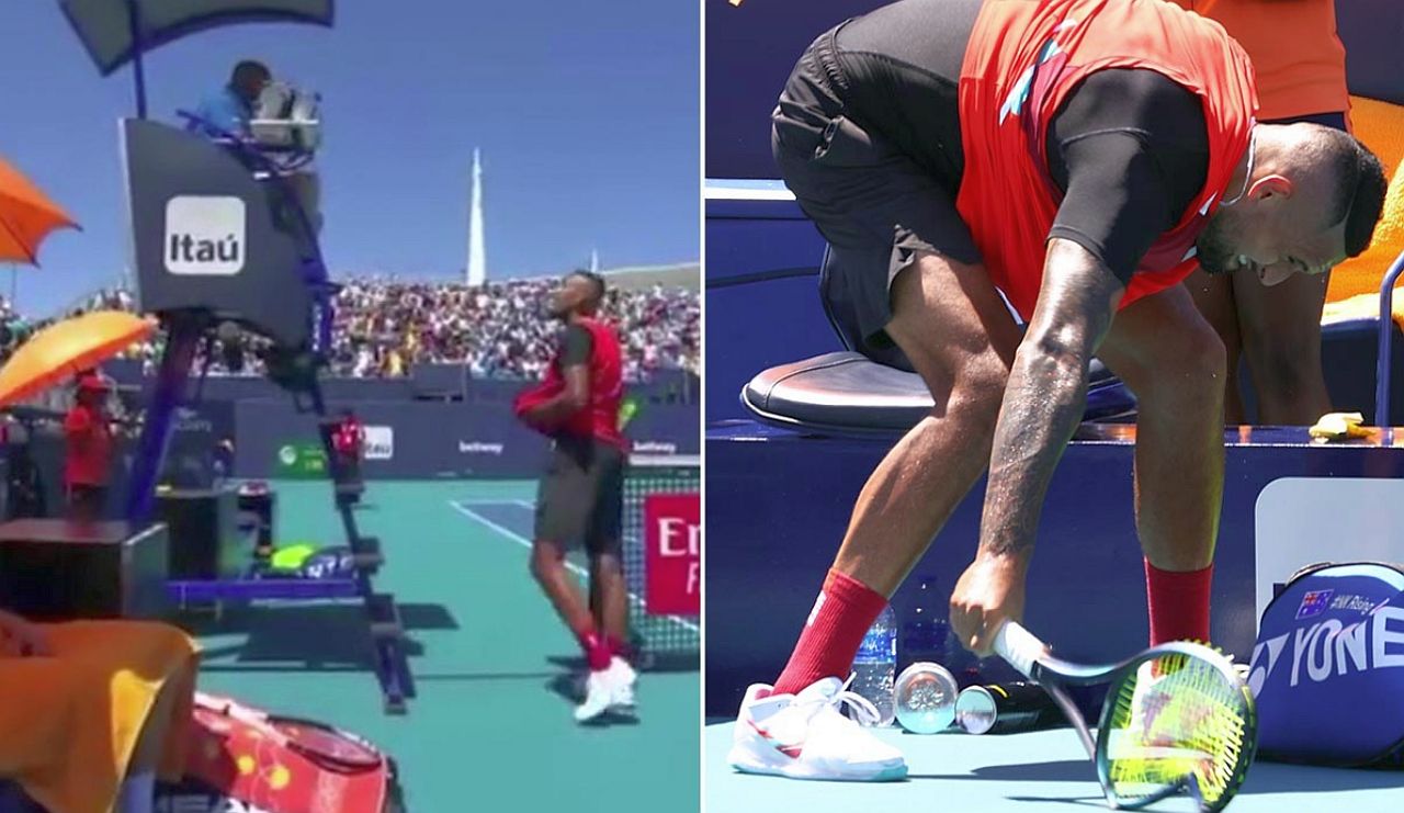 Scandal de proporții cu Nick Kyrgios în prim plan la Miami! „Dați-l afară chiar acum! E jenant”. Gesturi halucinante ale sportivului | VIDEO