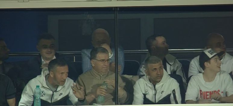 Cum au reacționat Meme Stoica și Valeriu Argăseală după faza „tiki-taka Barcelona” dintre Florinel Coman și Darius Olaru, care au pulverizat apărarea „Regelui” Hagi, la golul de 2-0 marcat de FCSB | VIDEO