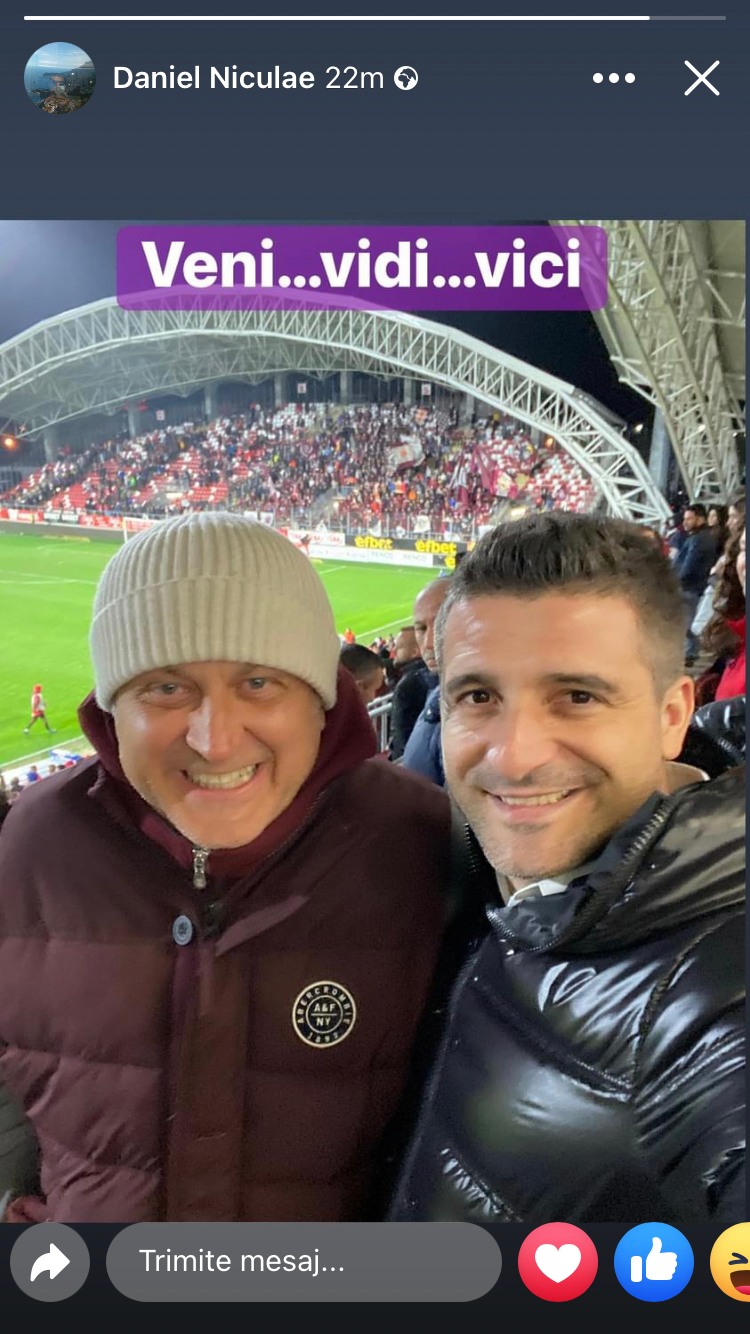 Dan Șucu merge în toate deplasările Rapidului