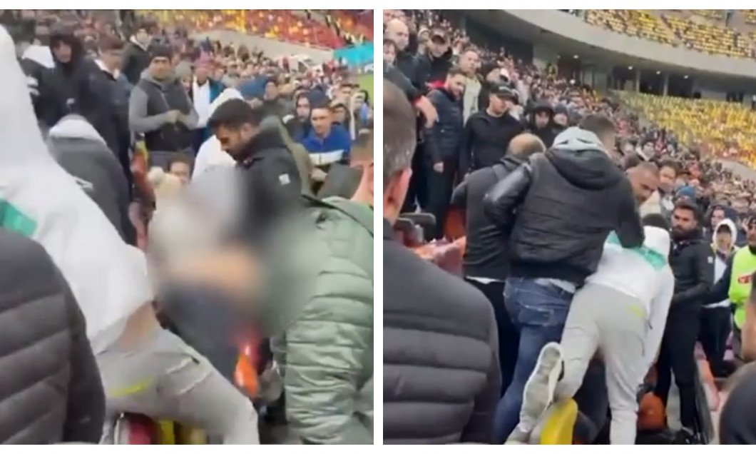 Lucian Becali, apărat de șeful firmei de pază după ce a bătut un spectator la meciul FCSB – Universitatea Craiova. „Nu se remarcă lovituri!”