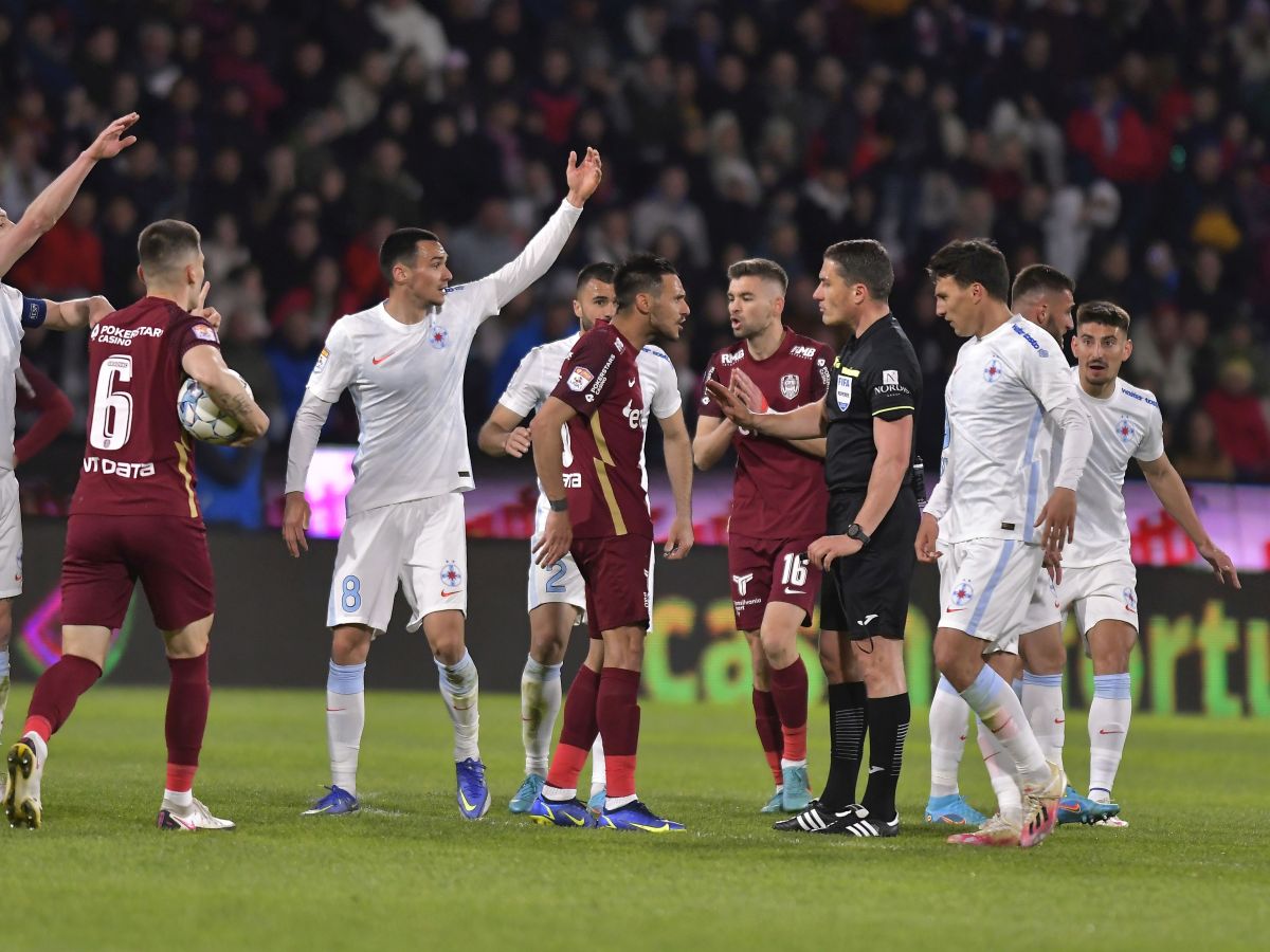 CFR Cluj, criticată după acuzațiile făcute după meciul cu FCSB: „E jenant să dai vina pe arbitru”