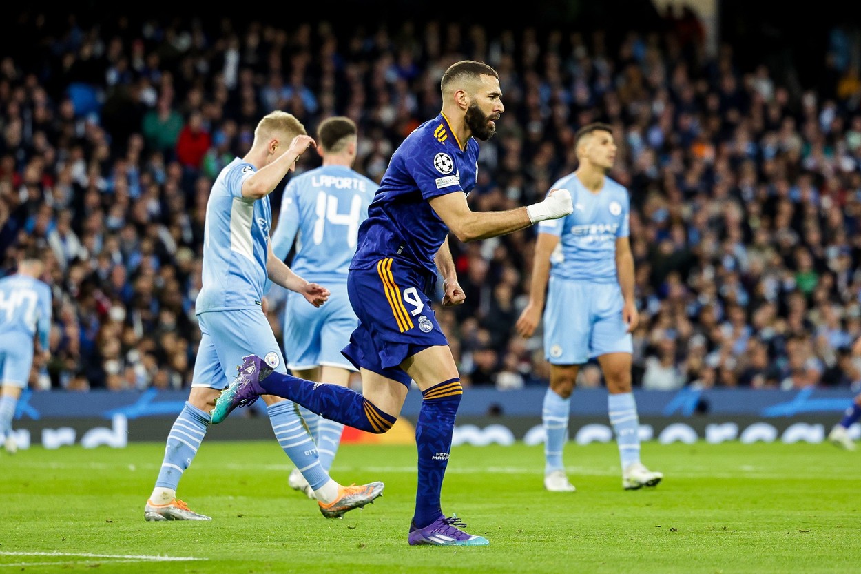 Ce a răspuns Karim Benzema când a fost întrebat despre Balonul de Aur, după Manchester City – Real Madrid: „Mă gândesc în primul rând la asta!”