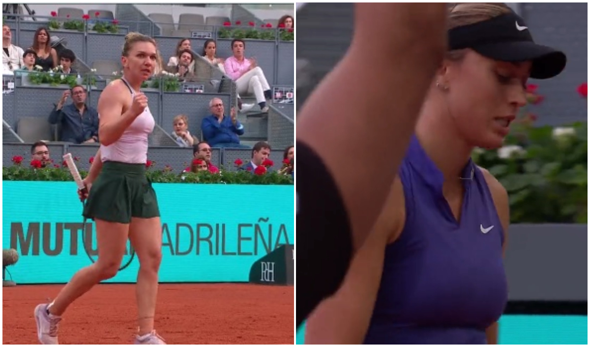 Simona Halep „i-a stins lumina” Paulei Badosa la Madrid! Reacția ibericei după o lovitură fabuloasă reușită de româncă | VIDEO