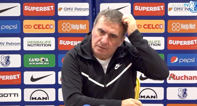 Gheorghe Hagi a dezvăluit cum și-a motivat jucătorii de la Farul Constanța pentru meciul cu CFR Cluj: „Pierdem bani!”