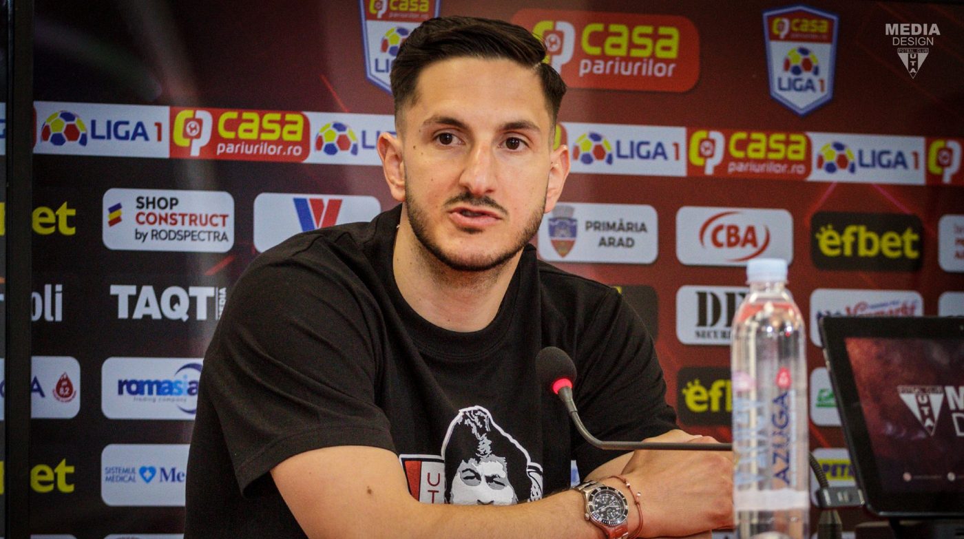 Marko Vukcevic abia așteaptă derby-ul UTA – Rapid: „Va fi un un meci mai frumos decât restul”