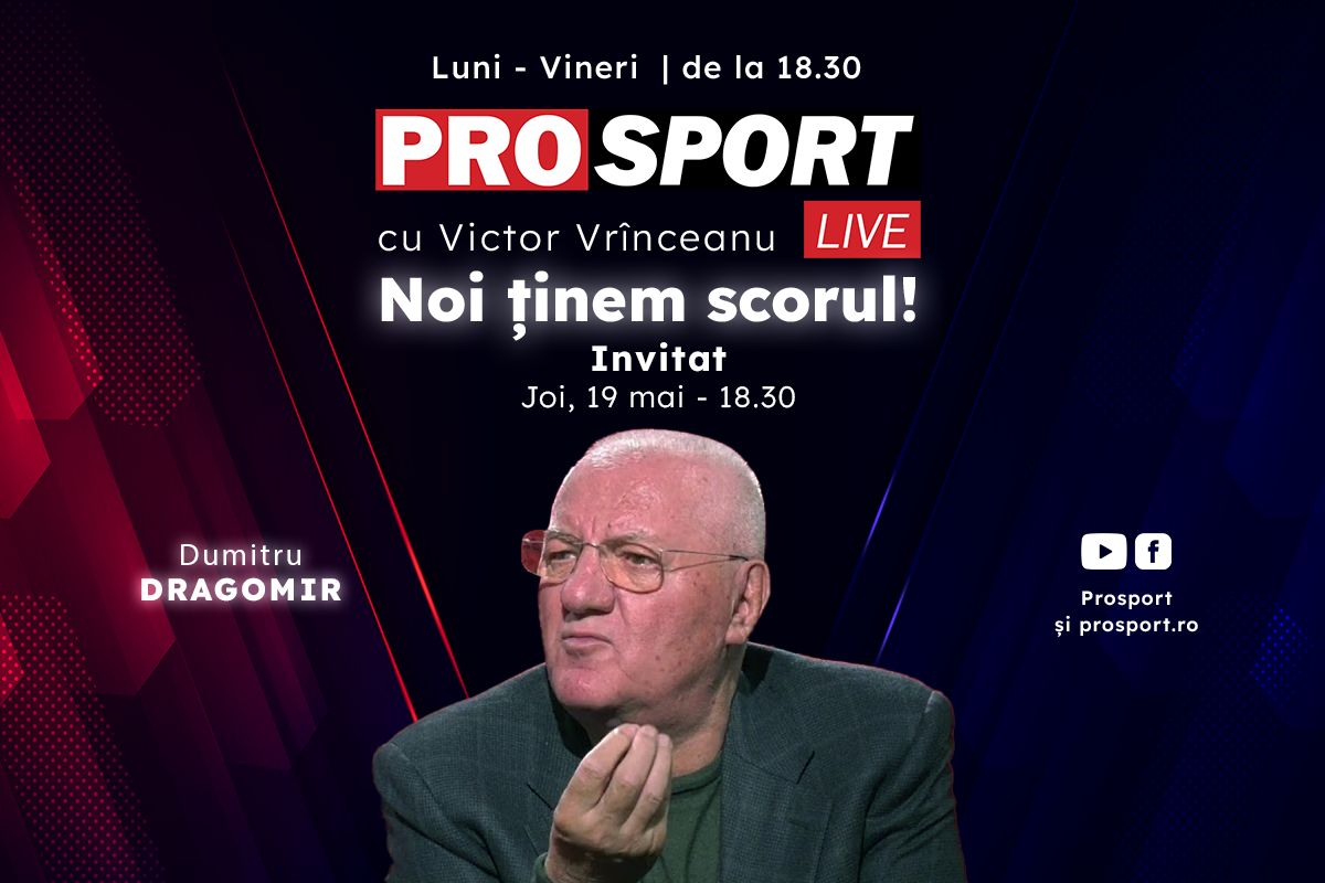 ProSport Live, o nouă ediție premium pe prosport.ro! Dumitru Dragomir e pregătit să dea cele mai bune ponturi în Superliga lu’ Mitică