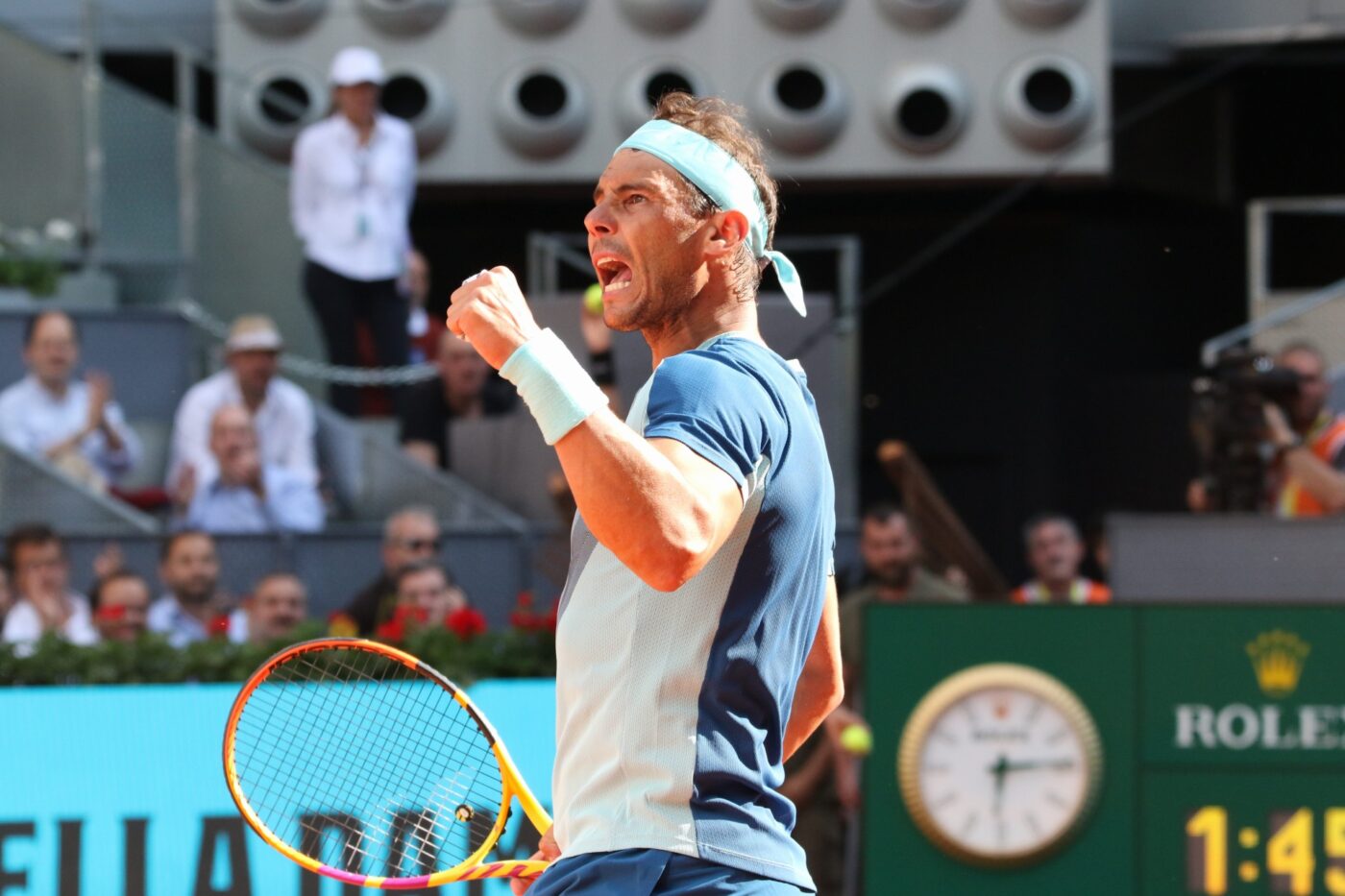 Rafael Nadal, încurajat de frumoasa Xisca Perello la Madrid! Apariție rară pentru soția spaniolului, care s-a afișat alături de soacră | FOTO EXCLUSIV