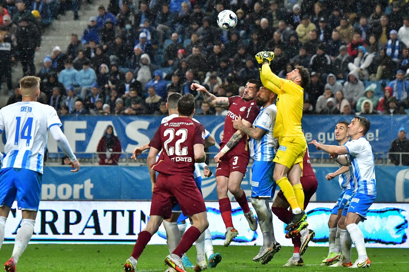 CFR Cluj – Universitatea Craiova 1-0, Live Video Online în etapa 9 din play-off-ul Ligii 1. Păun, fază periculoasă la poarta lui Pigliacelli