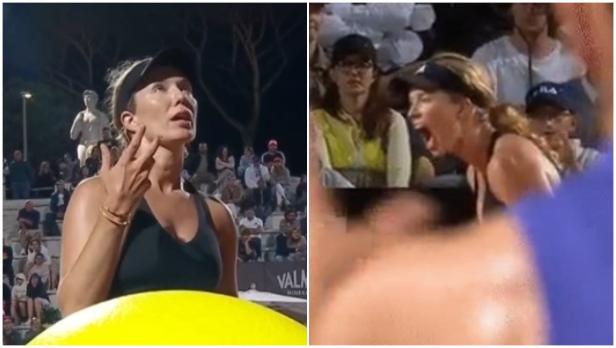 Reacție isterică a americancei Danielle Collins în fața Simonei Halep! Faza care le-a tăiat răsuflarea spectatorilor | VIDEO