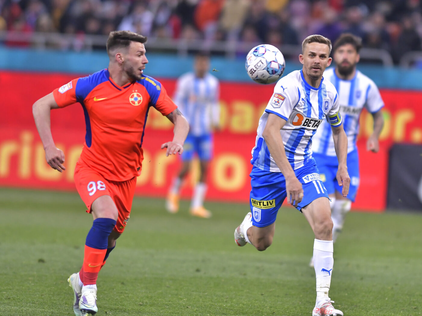 Universitatea Craiova – FCSB, Live Video Online de la 19:30, în etapa cu numărul 8 din play-off-ul Ligii 1. Bucureștenii, sub presiunea luptei pentru titlu! Echipele de start