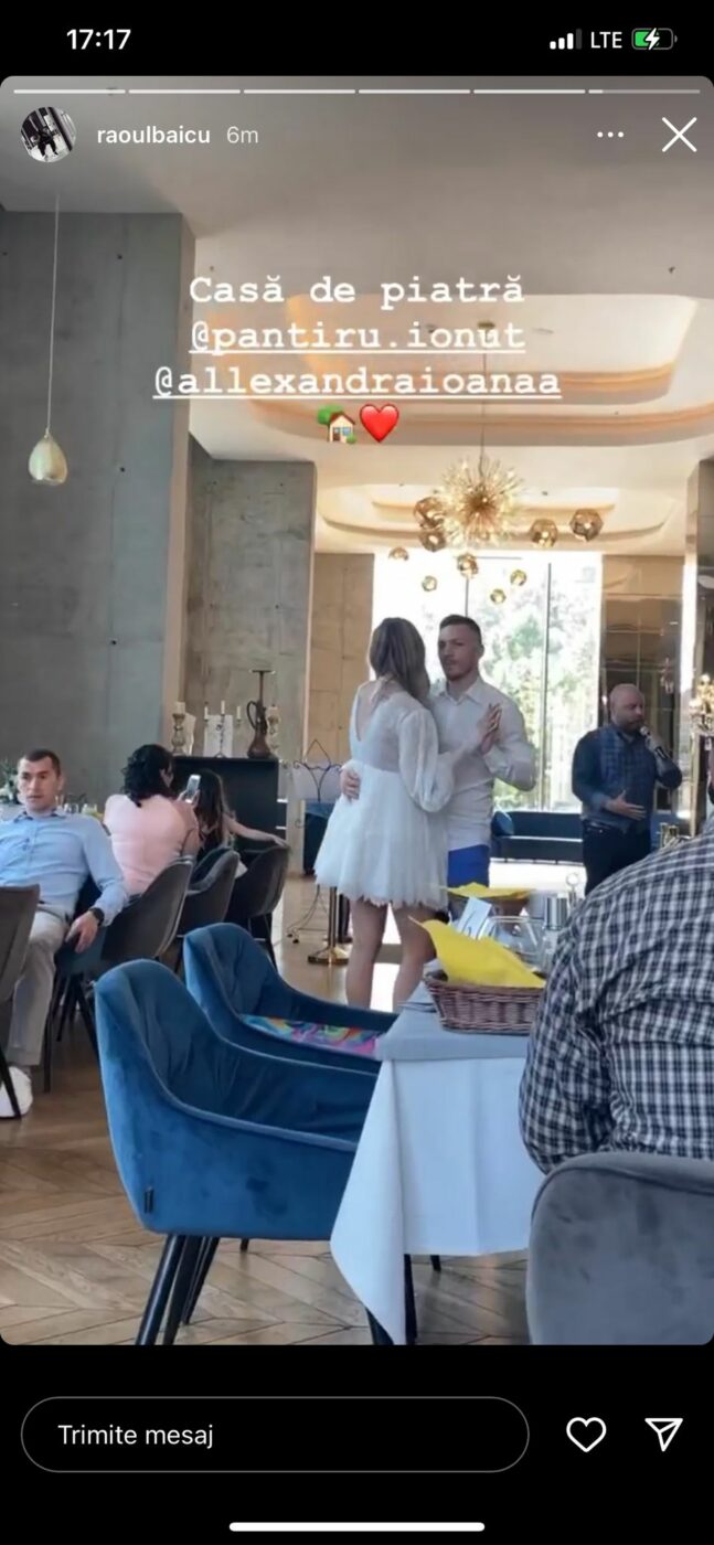 Ionuț Panțîru și Alexandra și-au legat destinele în fața familiei și a prietenilor! Mihai Pintilii este nașul de cununie al celor doi tineri fericiți
