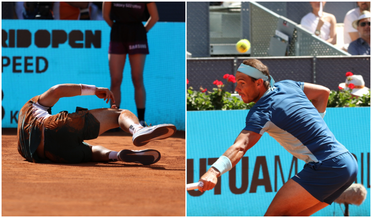 Rafael Nadal, răpus de tânărul minune Carlos Alcaraz în sferturi la Madrid! Incidente în timpul meciului | GALERIE FOTO