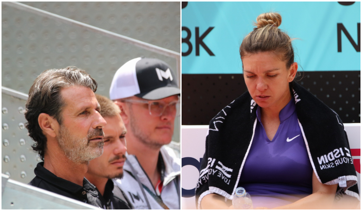 Motivul pentru care Simona Halep a fost penalizată de arbitrul meciului cu Ons Jabeur! Patrick Mouratoglou a înlemnit în lojă | FOTO