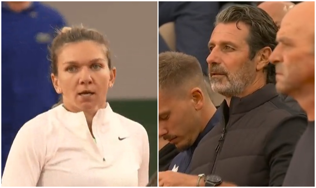 Patrick Mouratoglou a tras-o de urechi pe Simona Halep după meciul chinuitor cu Nastasja Schunk de la Roland Garros: „Hai mai întâi să facem asta!” VIDEO