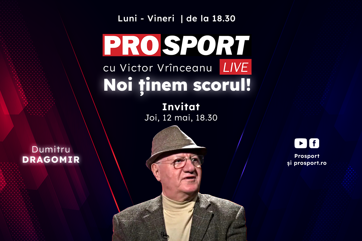ProSport Live, o nouă ediție premium pe prosport.ro! Dumitru Dragomir e pregătit să dea cele mai bune ponturi în Superliga lu’ Mitică