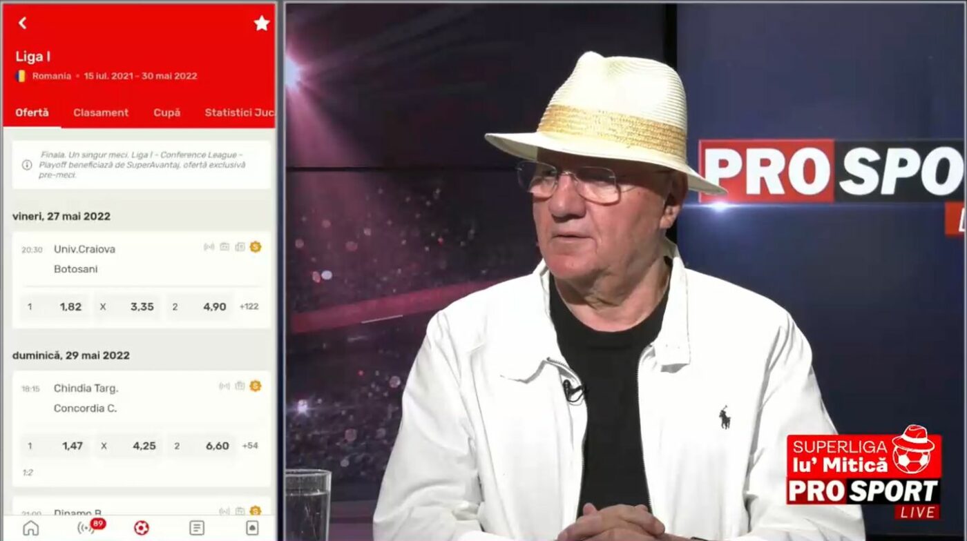 SuperBiletul lui Dumitru Dragomir! Mizează pe Dinamo la duelul cu U Cluj, iar alegerea pentru Universitatea Craiova – FC Botoșani e surprinzătoare | VIDEO EXCLUSIV ProSport Live