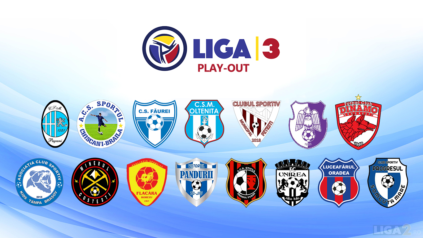 15 echipe au retrogradat deja matematic din Liga 3, printre care Argeș 2, Dinamo 2 sau Unirea Alba Iulia. Ultimele șase care pică în Liga 4 se decid în weekend. Situația clasatelor pe locul 4 în play-out
