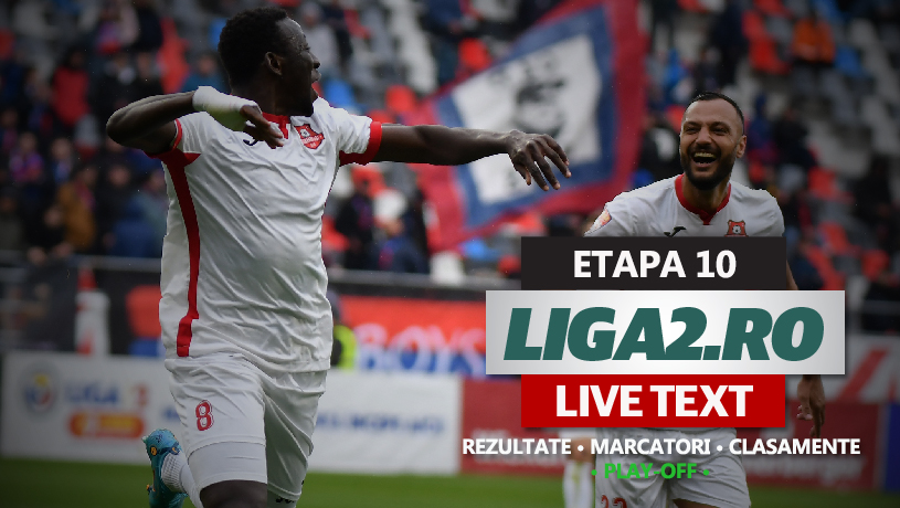 Ultima etapă a play-off-ului Ligii 2 se joacă ACUM | S-a marcat la Chiajna. La finalul celor trei meciuri vom afla campioana acestui sezon, a doua promovată direct în Liga 1 și cele două echipe care merg la barajele de promovare