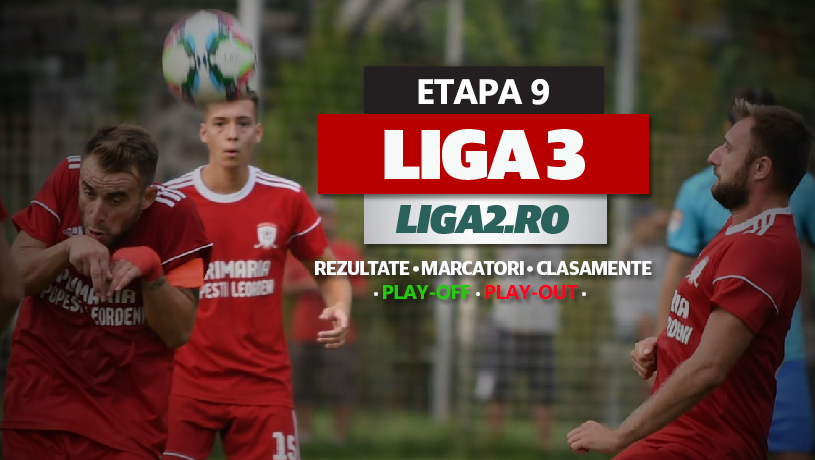 Liga 3, rezultatele etapei a 9-a din play-off și play-out | Știm ultimele două echipe calificate în play-off. Progresul Spartac, revenire de senzație cu Rapid 2, CS Hunedoara a evitat înfrângerea la Ungheni