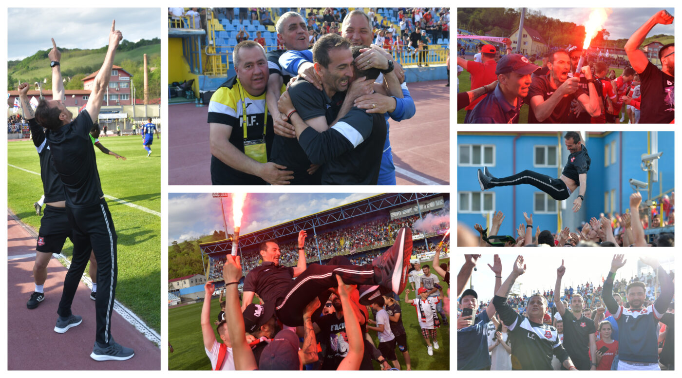 Cu Marius Măldărășanu despre revenirea în Liga 1 a echipei FC Hermannstadt, planurile de viitor, stadionul din Sibiu și promovarea braț la braț cu… nașul Nae Constantin