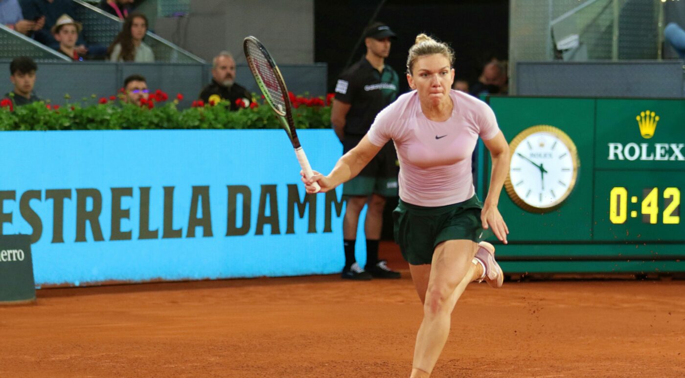 Simona Halep – Ons Jabeur 2-2, în sferturi la Madrid! Live Video Online. Tunisianca realizează rebreak-ul