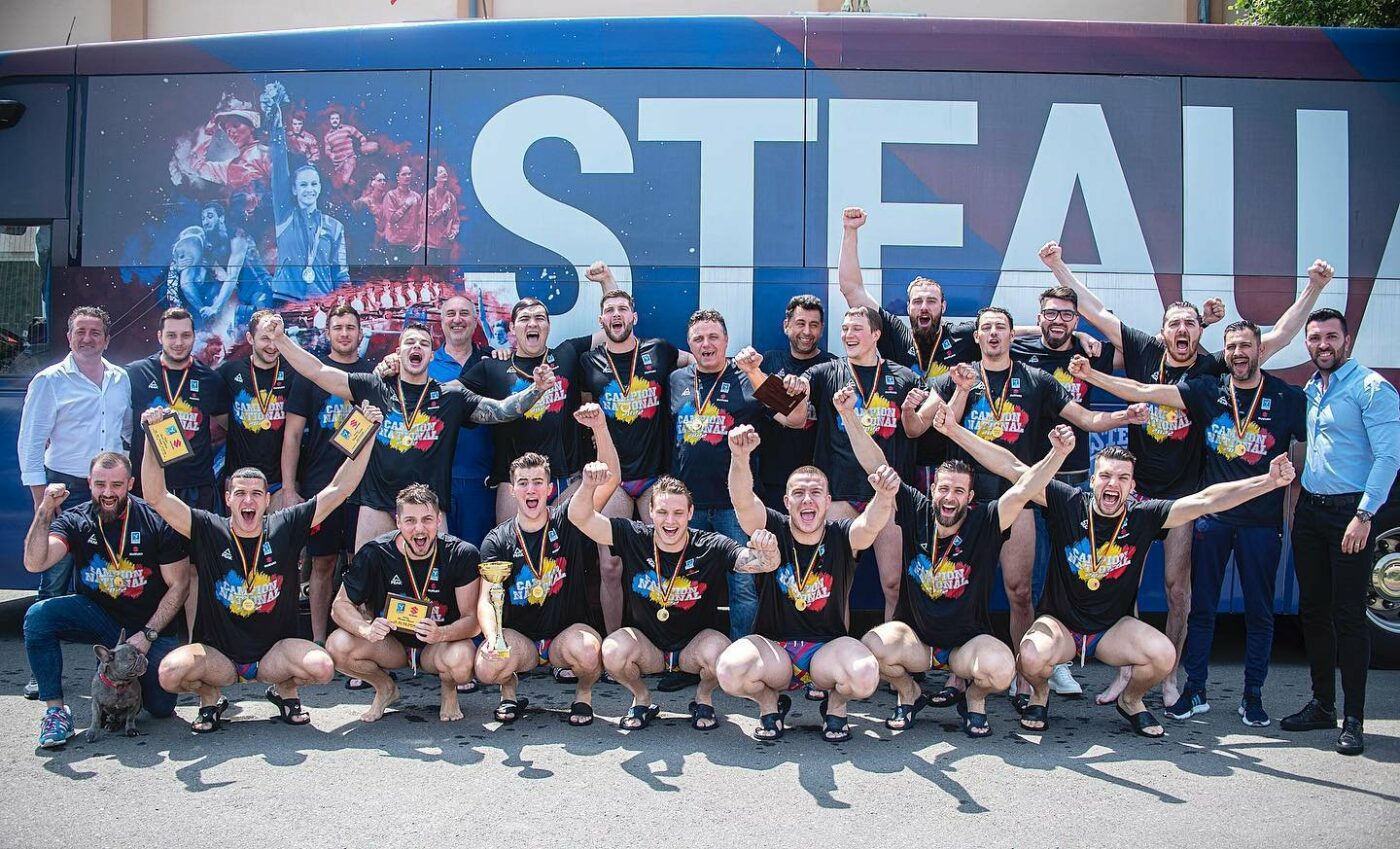 S-a decernat titlul la polo pe apă! CSA Steaua s-a impus cu 3-1 la Oradea și a cucerit al 18-lea titlu din istorie