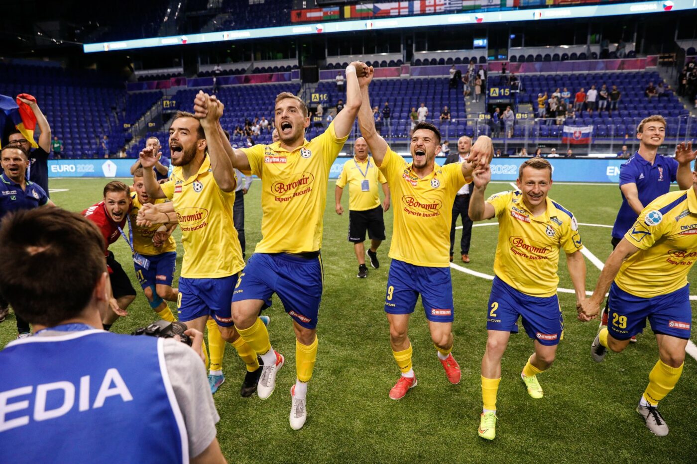 România s-a calificat în semifinalele EURO 2022 la minifotbal! Jucăm cu Bulgaria pentru ultimul act