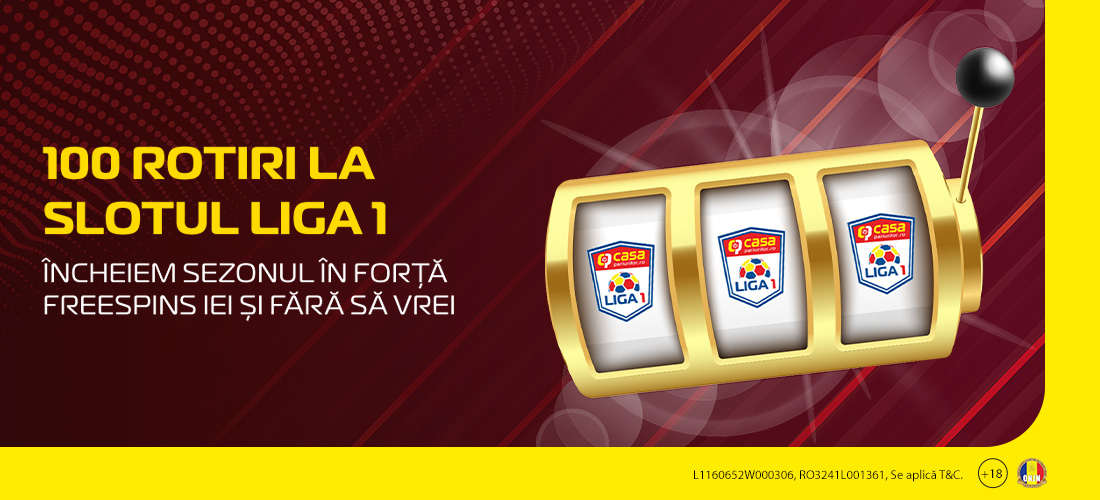 Încheiem sezonul din Casa Pariurilor Liga 1 cu 100 de rotiri în cap!