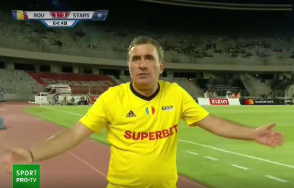 Momentul în care Gică Hagi a explodat de nervi la meciul de retragere al lui Adi Mutu! „Regele” a reacționat furios: „Uitați-vă la ăsta”