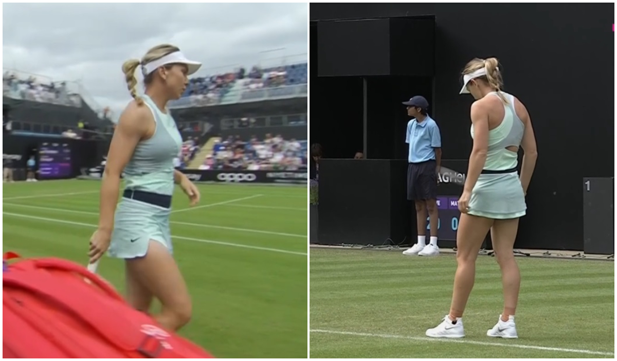 Premieră pentru Simona Halep, pe terenul de tenis! Cum a apărut românca la meciul de la Birmingham: „E prima oară când o văd așa!” FOTO & VIDEO