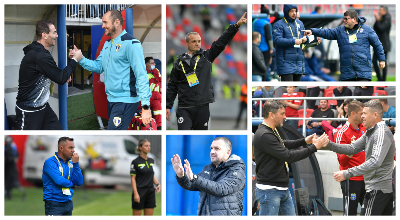 STATISTICĂ | Nu mai puțin de 42 de antrenori au activat la cele 20 de echipe din Liga 2 în sezonul 2021-2022, 17 fiind debutanți. Zece dintre cluburi n-au schimbat ”principalul”. Viitorul Pandurii, campioana mutărilor pe banca tehnică
