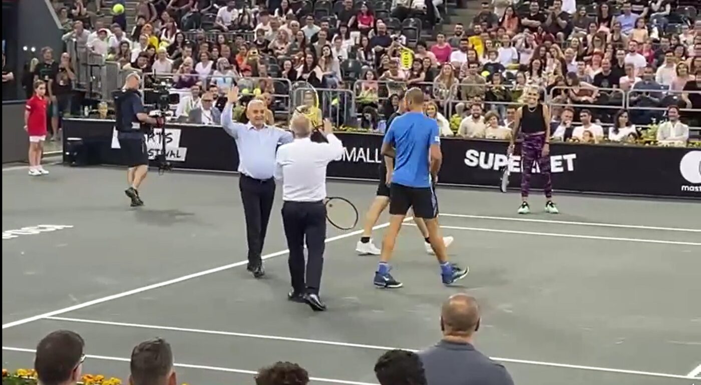 Stere Halep și Emil Boc au jucat la patru ace în meciul de retragere al lui Horia Tecău! Gest superb făcut de Patrick Mouratoglou și Andrei Pavel | VIDEO
